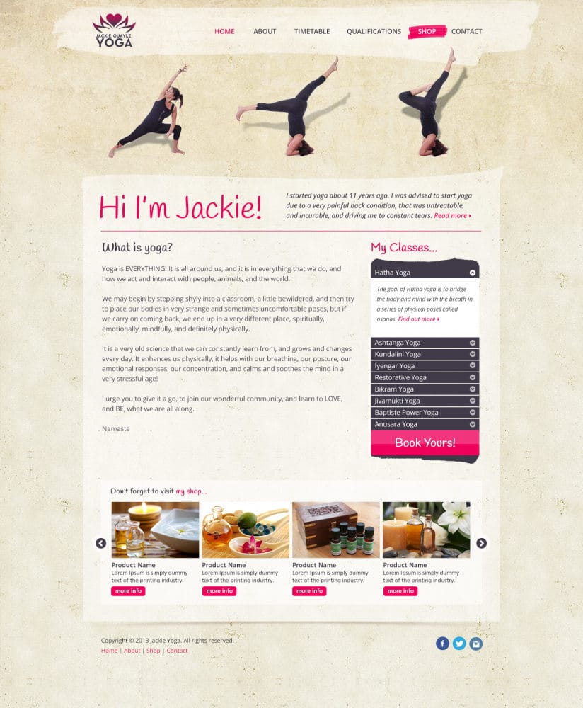 Portfolio image for website development